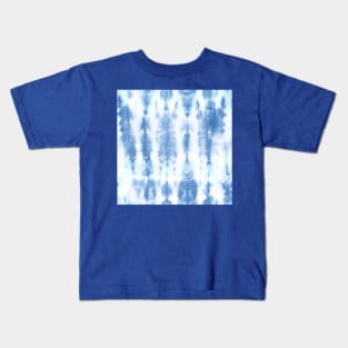 Blue Tie-Dye Pattern Kids T-Shirt